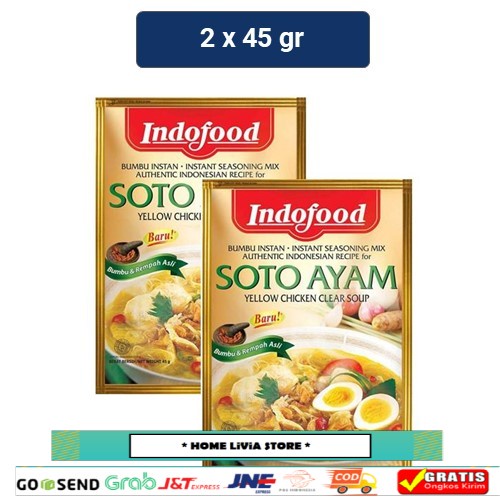 

Indofood Bumbu Instant Soto Ayam Pack 2 x 45 gr