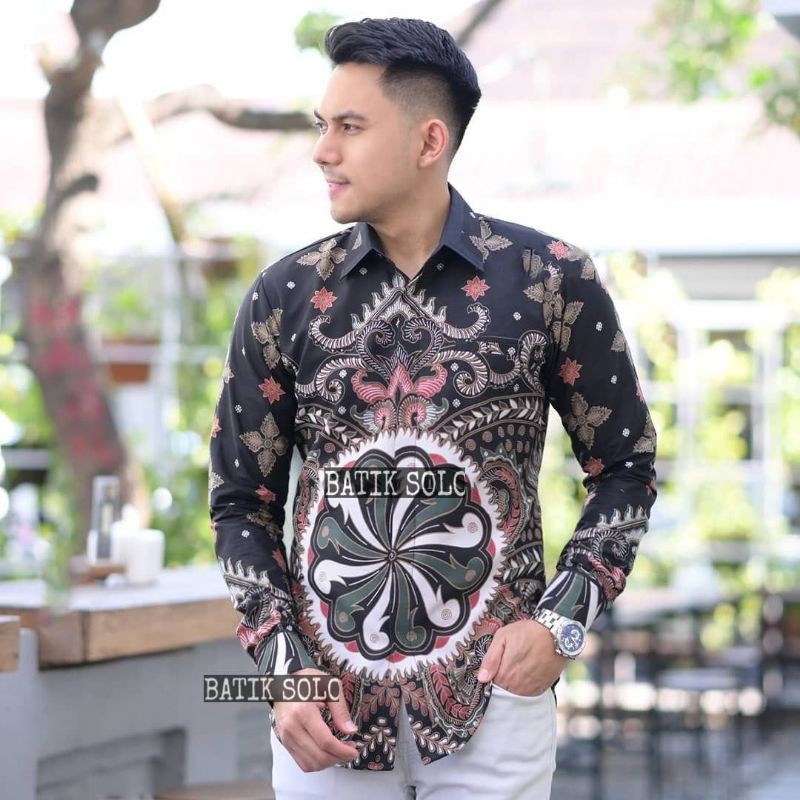 Kemeja Batik PREMIUM Lengan Panjang Batik Premium Bahan Katun Baju Batik Pria Lengan Panjang 312