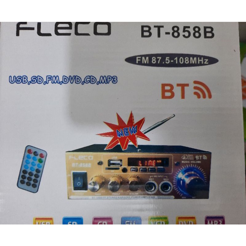 Power Amplifier Bluetooth Fleco BT 858A/ BT 858B