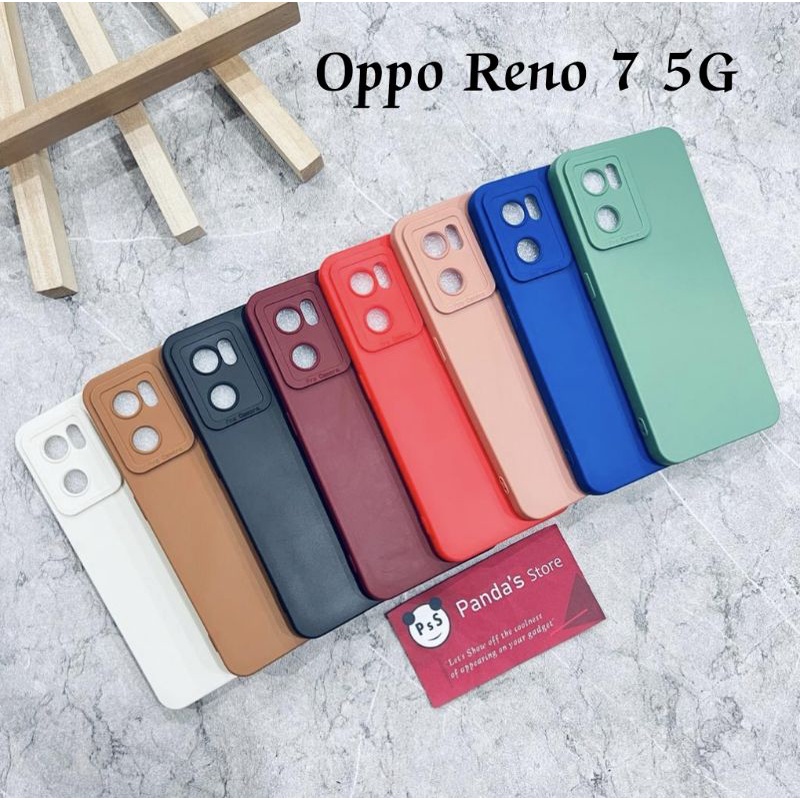 Softcase Pro Camera Oppo Reno 7 5G Candy Case Full Color 3D Silikon TPU