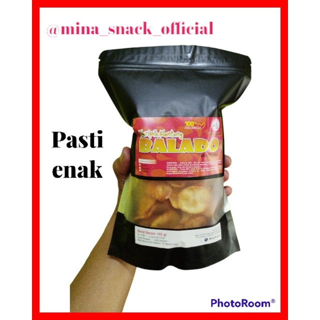 

Mina Snack Keripik Kentang Balado 170gr Original