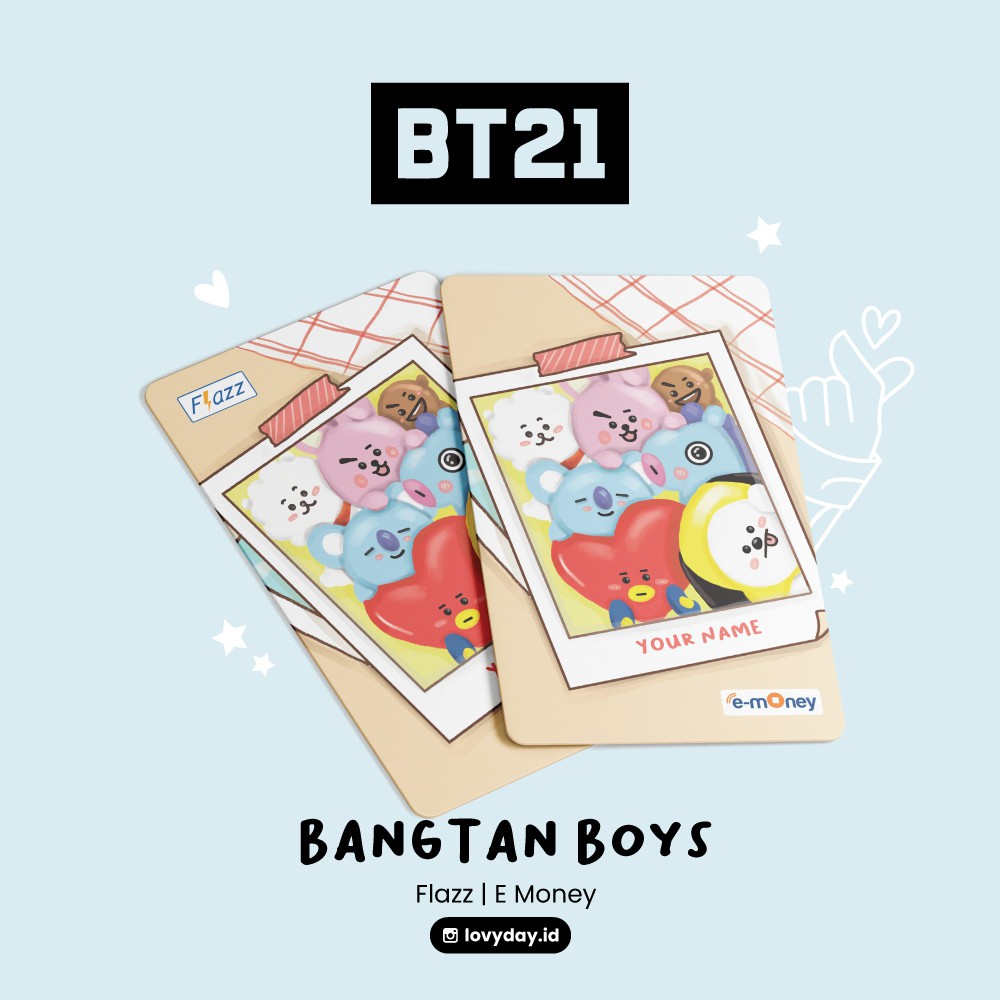 FLAZZ EMONEY BTS BT21 BANGTAN BOYS KOYA RJ SHOOKY MANG CHIMMY COOKY