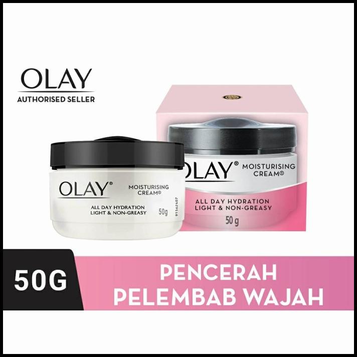 Olay Krim Pelembab Natural White Pencerah Moisturising Lotion Brightening Skincare