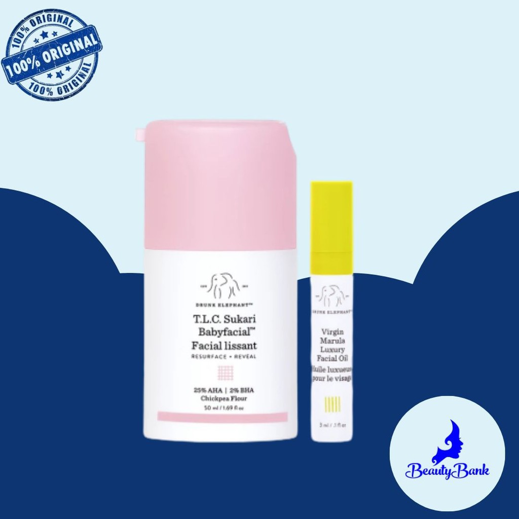 Beautybank Drunk Elephant T L C Sukari Babyfacial 50 Ml Shopee Indonesia