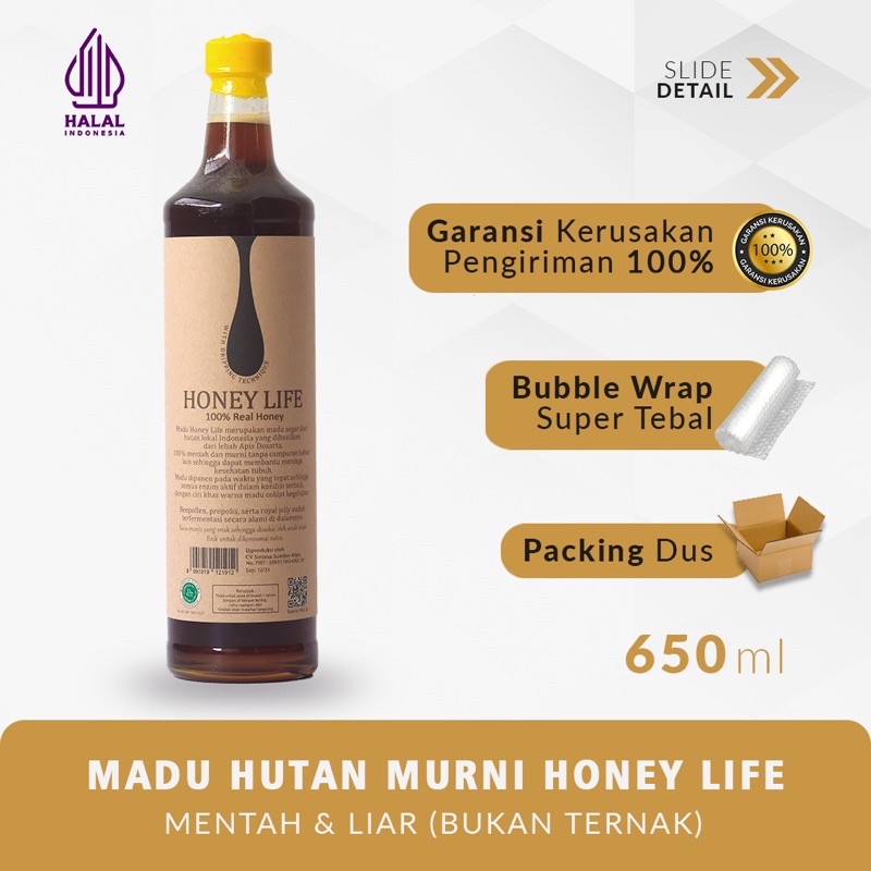 

HL - Madu Asli Hutan Honey Life | Madu Murni Forest Honey 650Ml