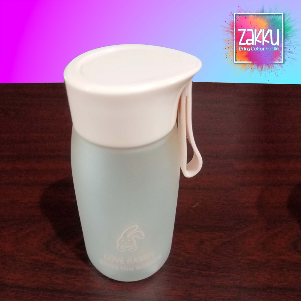 ZAKKU BOTOL MINUM PLASTIK FRUITS 380ML - PORTABLE CUP - BOTOL TUMBLR LUCU