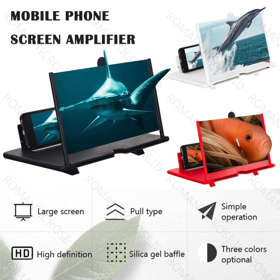 portable kaca pembesar layar hp - 3D buy 1 get 1