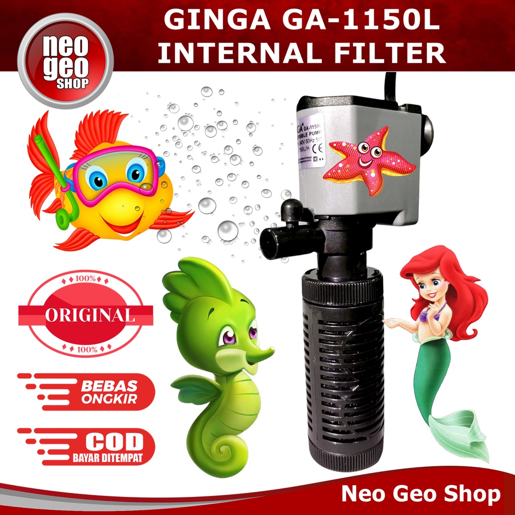 GINGA GA 1150 L 1150L GA1150L MESIN POMPA INTERNAL FILTER AQUARIUM AQUASCAPE