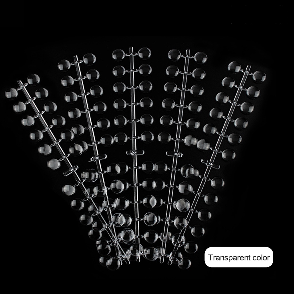 Providence 1 Set Nail Color Cards Exquisite Nail Decor Plastic Women Nail Swatches Sticks Display Tips for Nail Polish Bottle Cap