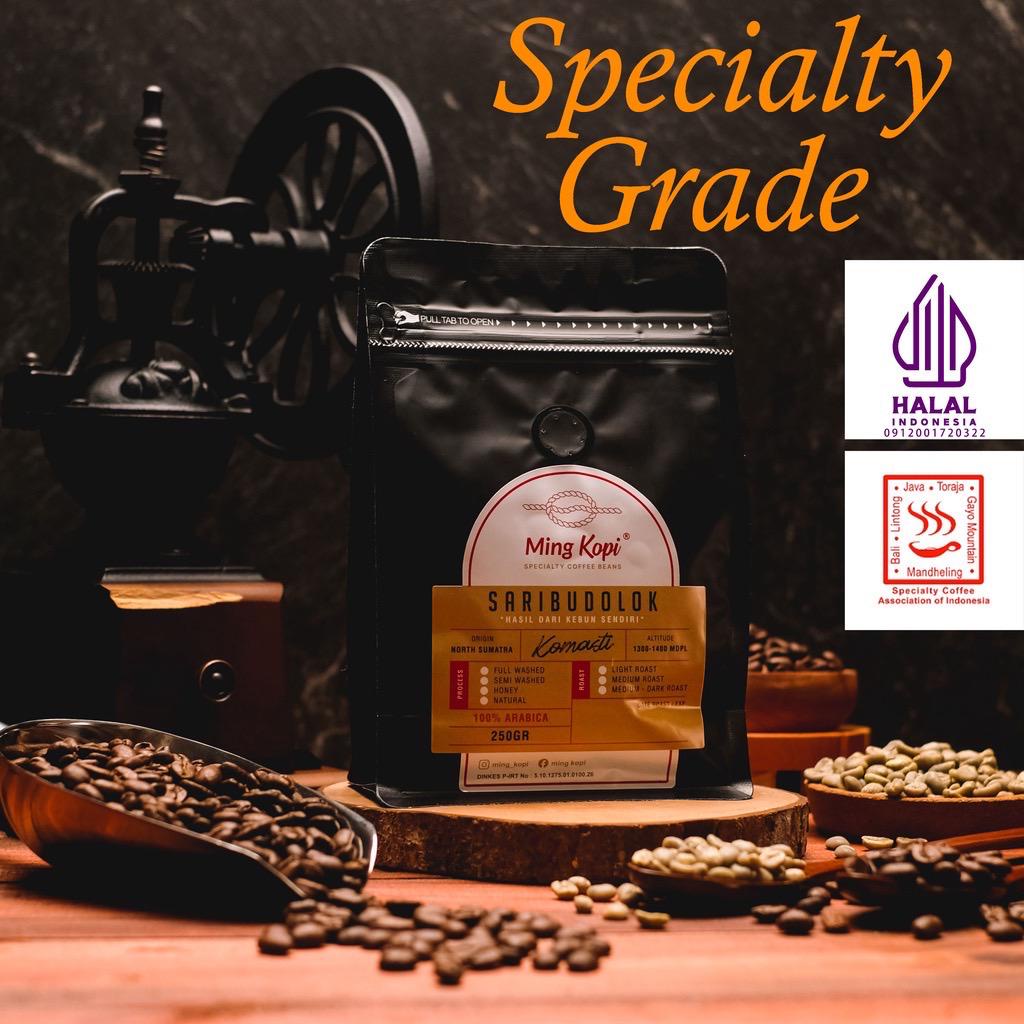 

Biji Kopi Arabika Komasti 250 gr Specialty Coffee Beans Ming Kopi