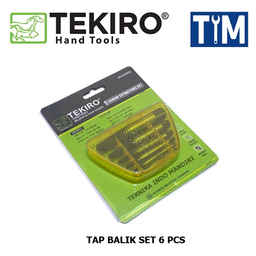 TEKIRO Tap Balik Set 6 PCS / Screwdriver Extractor Set 6 PCS