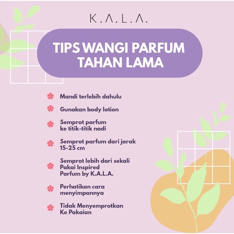Parfum Kala Inspired Spray 30ml BPOM