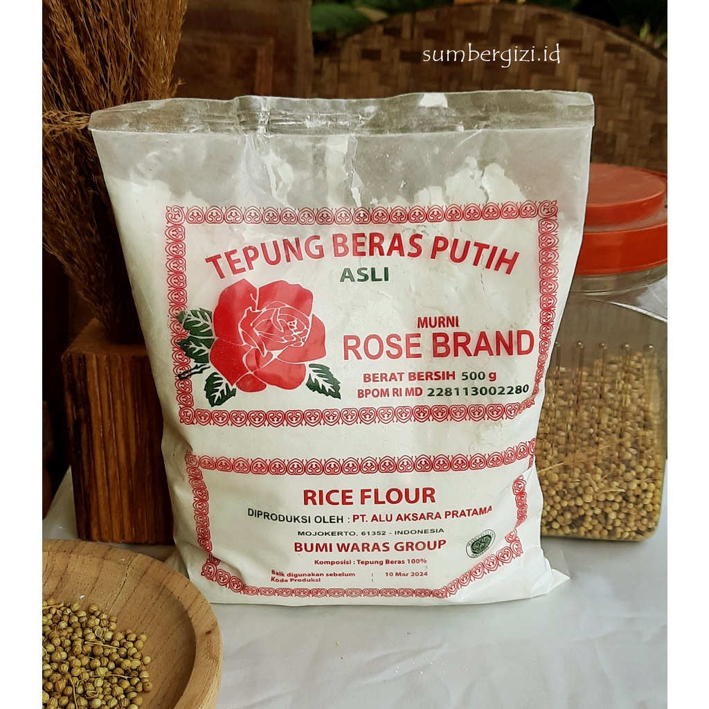 

SS116 Tepung Beras Rose Brand 500g