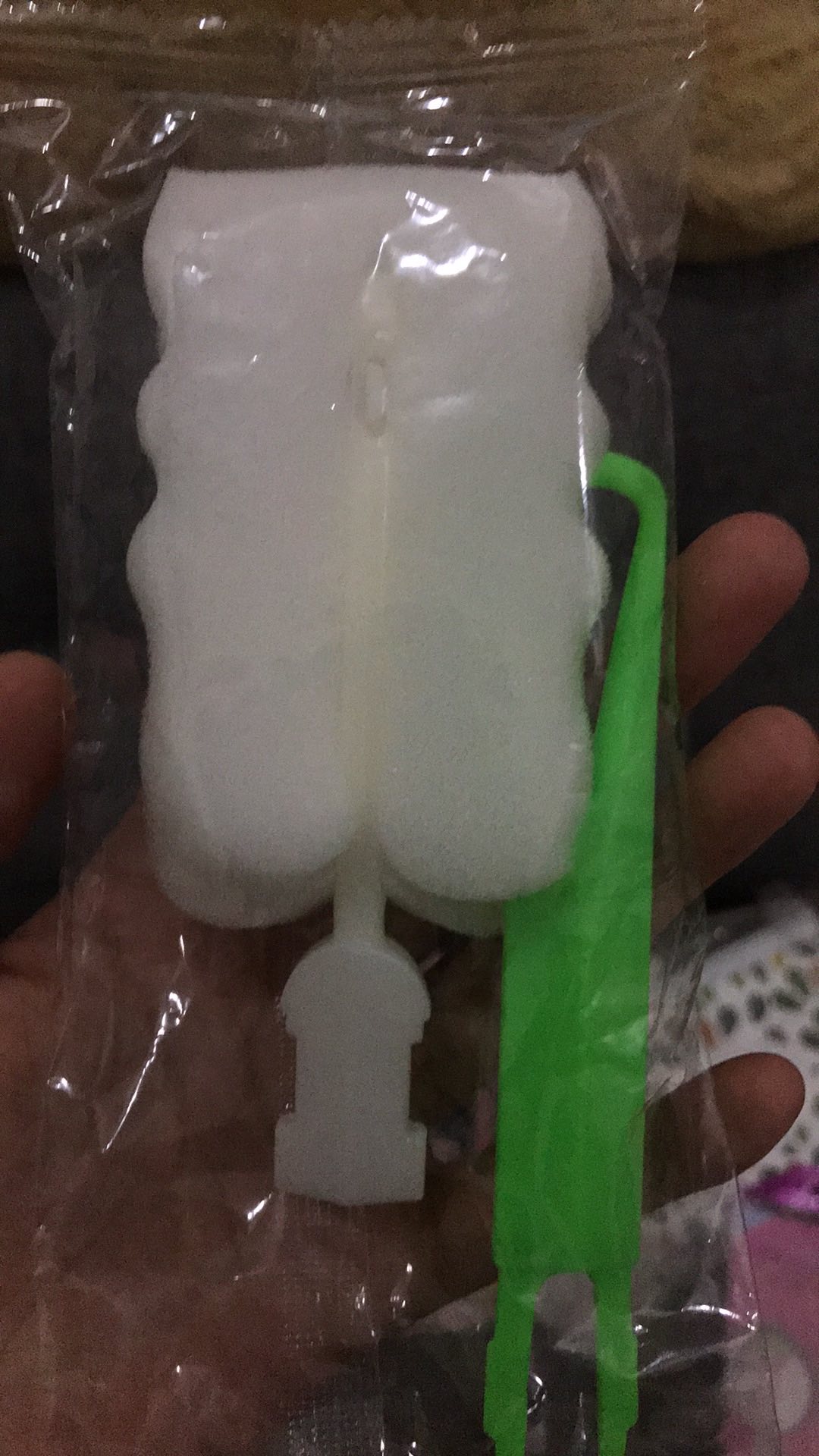 New Glass Sponge Cleaner / Alat Spon Sikat Spons Pembersih Botol Dot