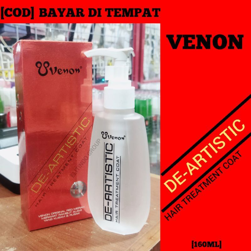 (VENON MERAH)VENON VITAMIN RAMBUT/DE-ARTISTIC/HAIR TREATMENT VENON/VENON SERUM RAMBUT RUSAK BERCABANG