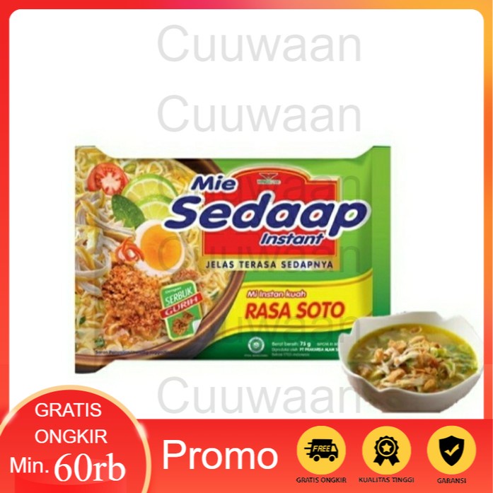 

Mie sedap soto 75 gram