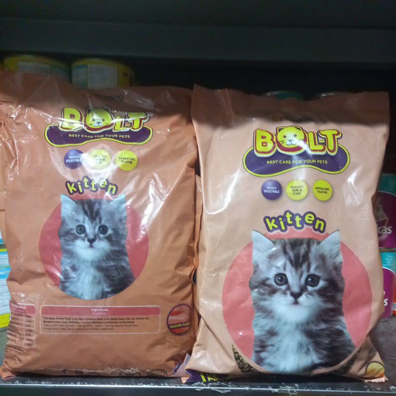 BOLT CAT 1KG/ bolt makanan kucing 1kg/dry food