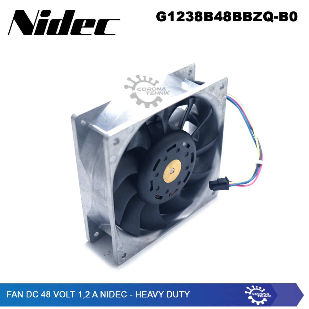 Heavy Duty - Fan DC 48 Volt 1,2A Nidec