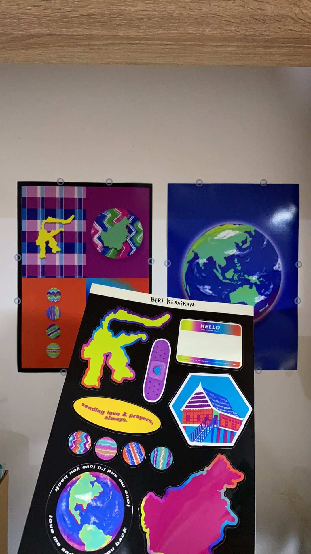 Sticker(+poster) For Donation Kalsel & Sulbar