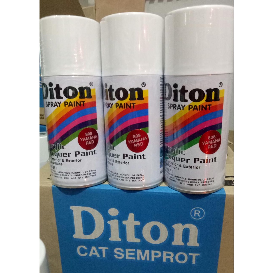 cat semprot pilok pilox diton yamaha red 808 300cc merah candytone candy tone