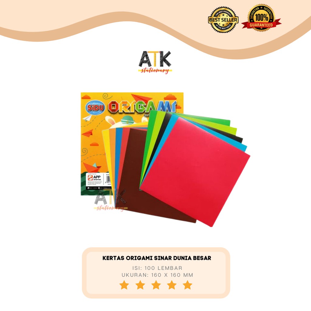 

Kertas Origami Besar 16X16 Sinar Dunia atk