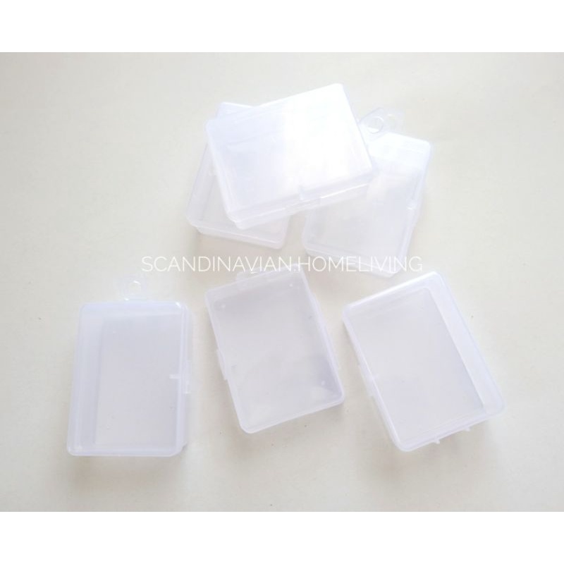 KOTAK KECIL SERBAGUNA / KOTAK PLASTIK KECIL / KOTAK PERHIASAN / KOTAK STIKER AESTETIC/ WADAH KECIL S