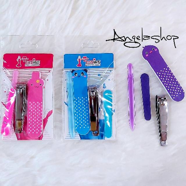 4Pcs  Manicure Set Cleaner Cutie TESBINE