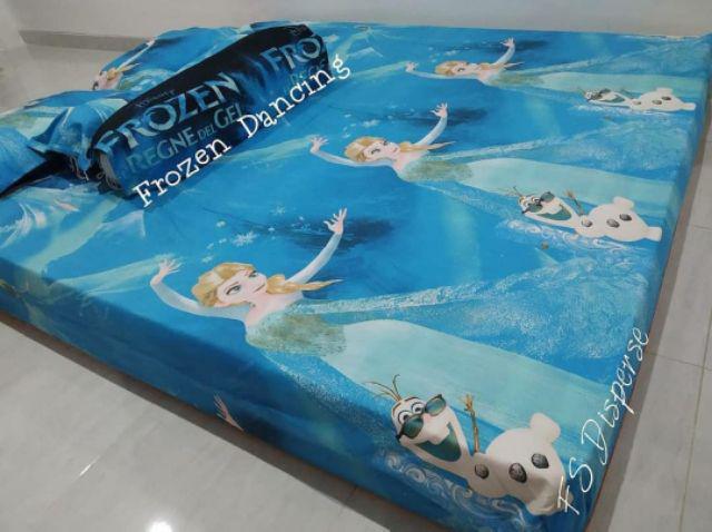 Grosir Seprei Homemade Motif Bunga Green Pink Murah Berkualitas