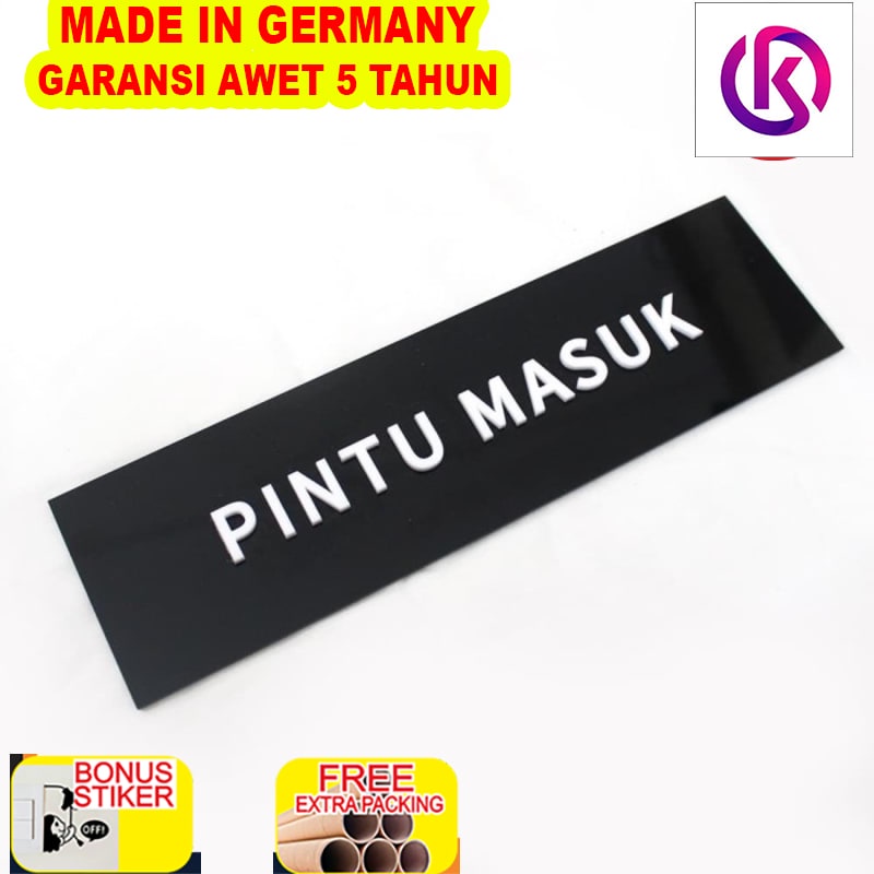 

Promo Sign Signage Papan Tulisan Acrylic pintu masuk / sign pintu masuk
