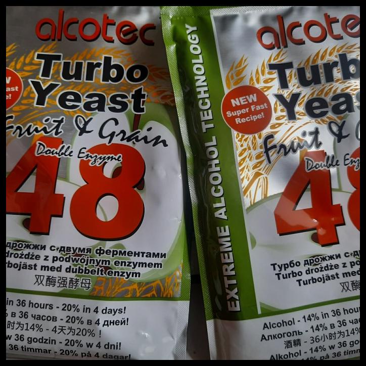 

TERBARUU!! alcotec 48 turbo yeast 135gr SALE