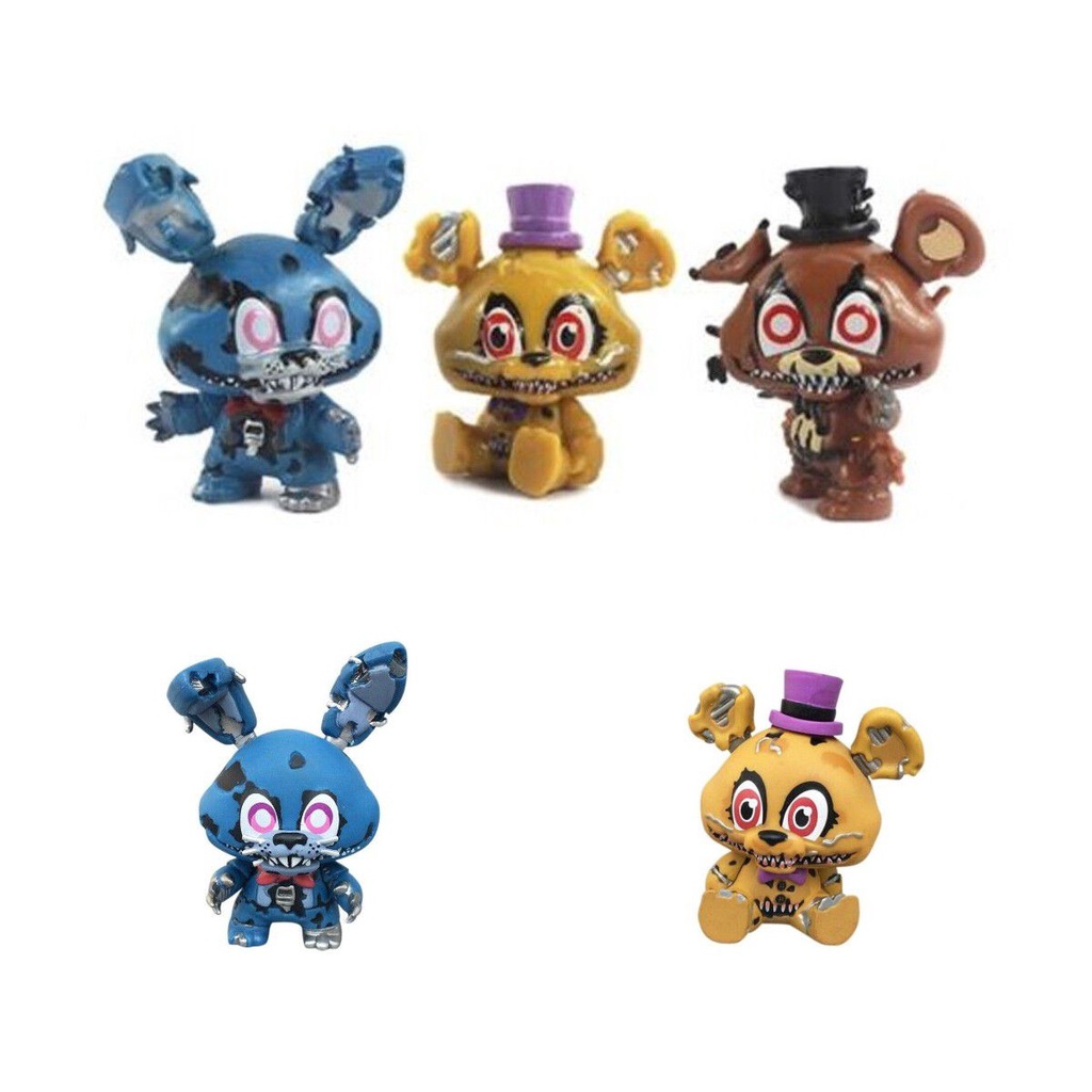 Five At PCS Bonnie Freddy's Game 8nights Xmas Gift Action FNAF Mainan Figure Anak