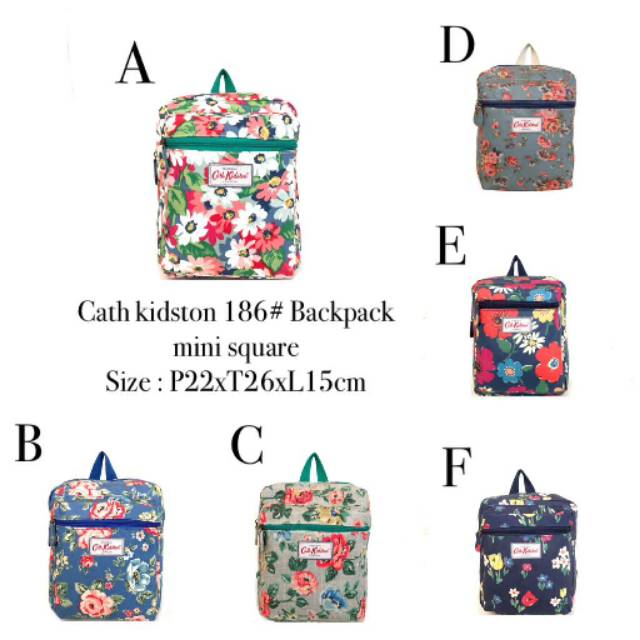 TAS RANSEL/BACKPACK CK 186 #BACKPACK MINI SQUARE