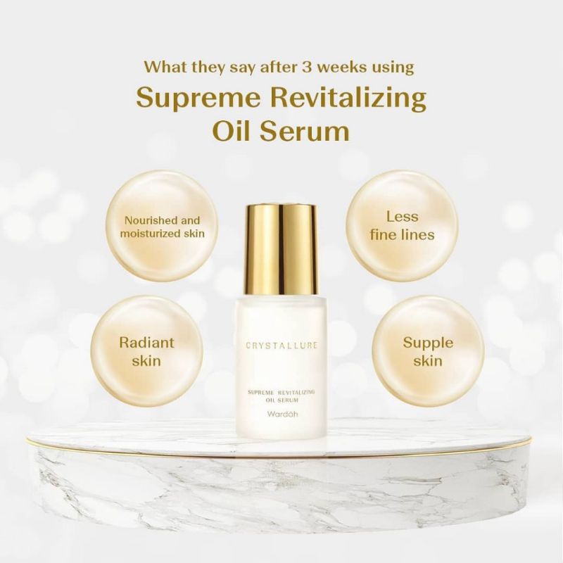 Jual Wardah Crystallure Supreme Revitalizing Oil Serum 30 Ml Shopee