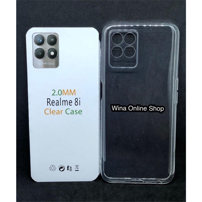 Silicone Bening Realme 8i clear case