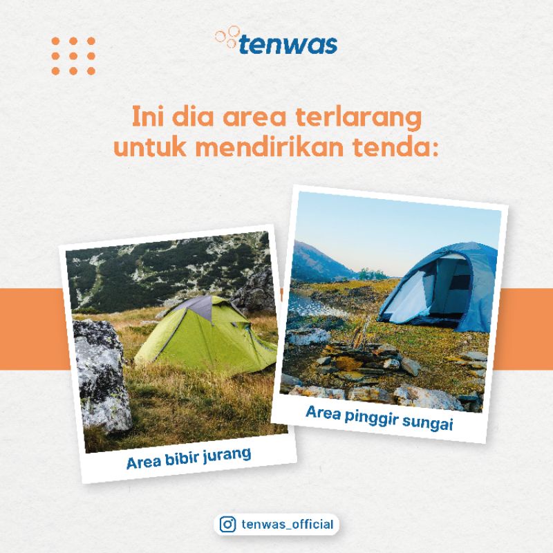 Tenwas Tent Cleaner Spray Flat Liquid Cairan Pembersih Tenda Peralatan Outdoor Hiking Camping Kemah