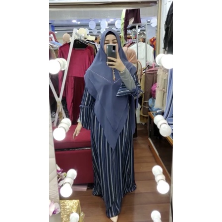 Gamis dress afshari zara printing (adem banget)