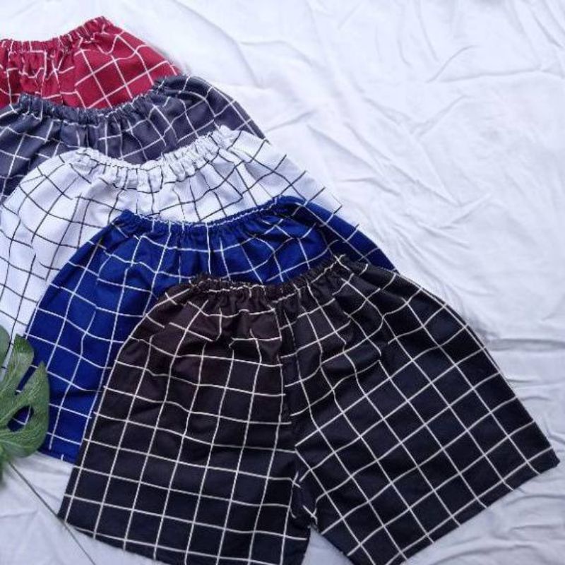 Celana Boxer Santai / Celana Rumah Motif Dewasa Pria Wanita