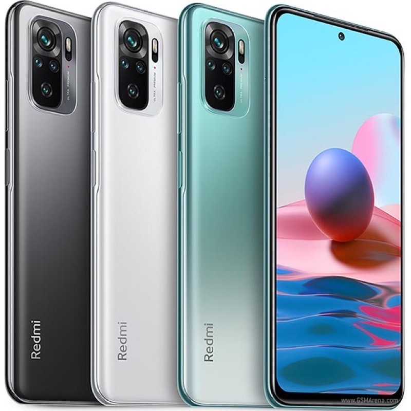HANDPHONE HP XIAOMI REDMI NOTE 10 RAM 4 INTERNAL 64 GB GARANSI RESMI INDONESIA