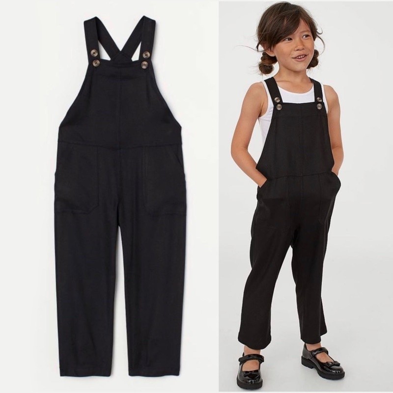 Romper Jumpsuit Anak Perempuan HnM Rayon Viscose Size 4y 6y / Kado Baju Kaos Celana Panjang Pendek A