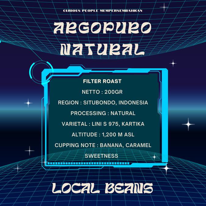 

[COD] Biji Kopi Arabika Manual Brew - Argopuro Natural 200 gr [COD]