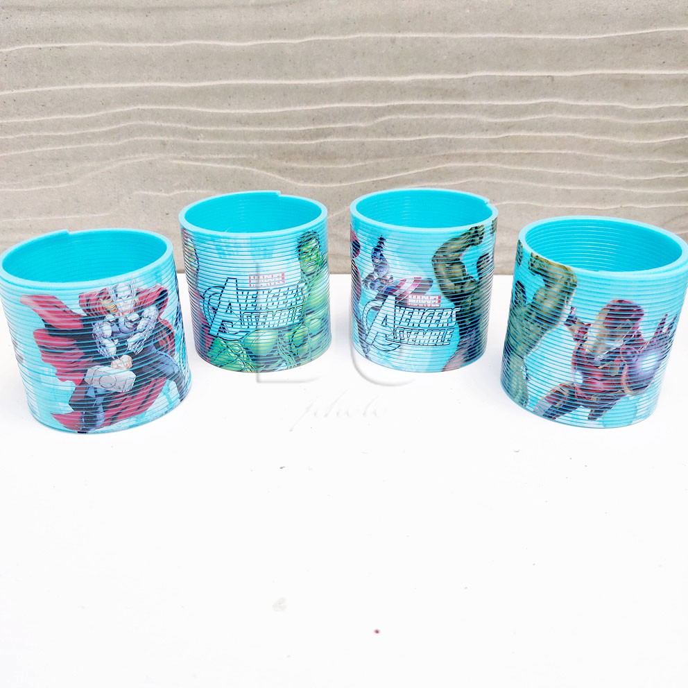 PEGAS KARAKTER MAINAN SLINKY PER YOYO FROZEN UNICORN AVENGERS