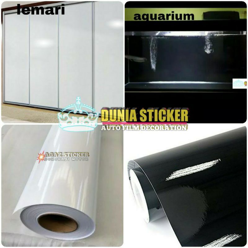 

Sticker lemari sticker white board scotlite backgroun aquarium sticker glosy doff