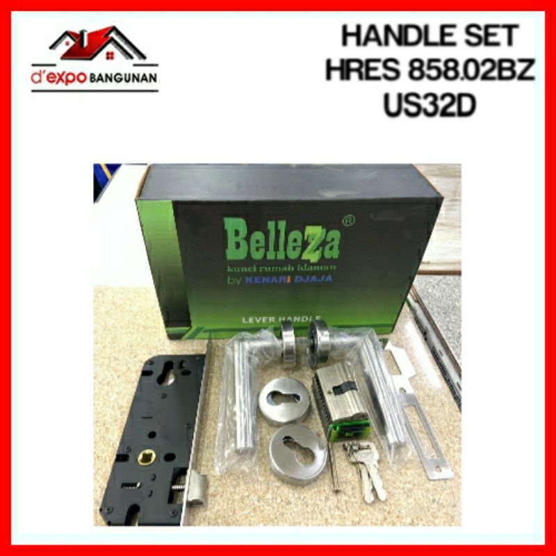 Kunci Pintu Bellezza HRES 858.02 - Complete Set