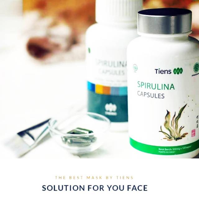 MASKER SPIRULINA TIENS(Bisa COD)|MASKER SPIRULINA ORI|MASKER SPIRULINA ASLI|MASKER SPIRULINA JOMBANG