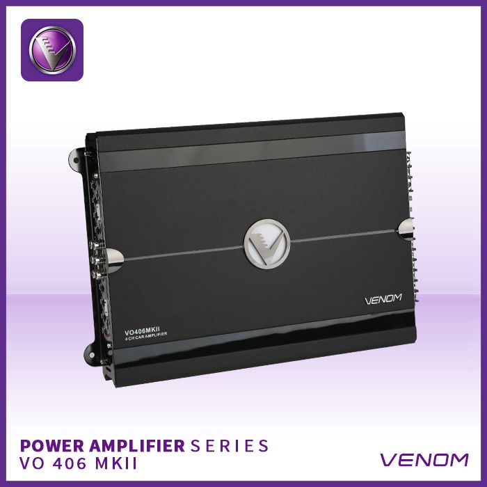 VENOM POWER AMPLIFIER DIABLO VO 406 MKII
