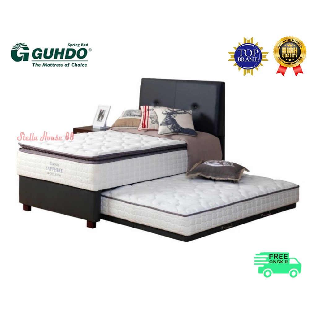 Spring bed 2 in 1 / Kasur Guhdo / Spring bed guhdo / kasur latex / guhdo spring bed / Kasur 2 in 1 /   2 in 1 Sapphire Dream Gudho