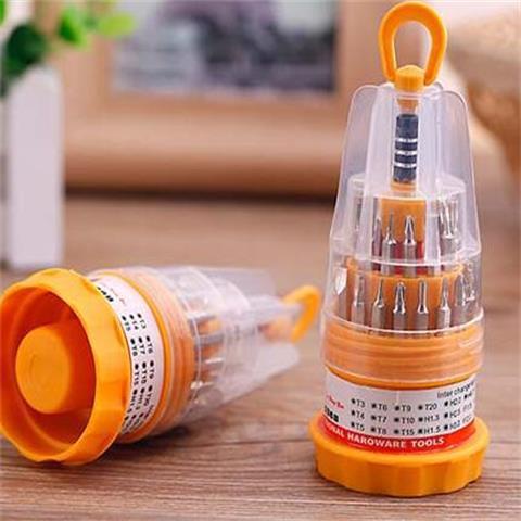 Obeng Set bulat multifungsi obeng hp 31 IN 1 Toolkit screwdriver mini magnet alat serbaguna untuk service laptop handphone teknisi peralatan elektronik obeng kecil