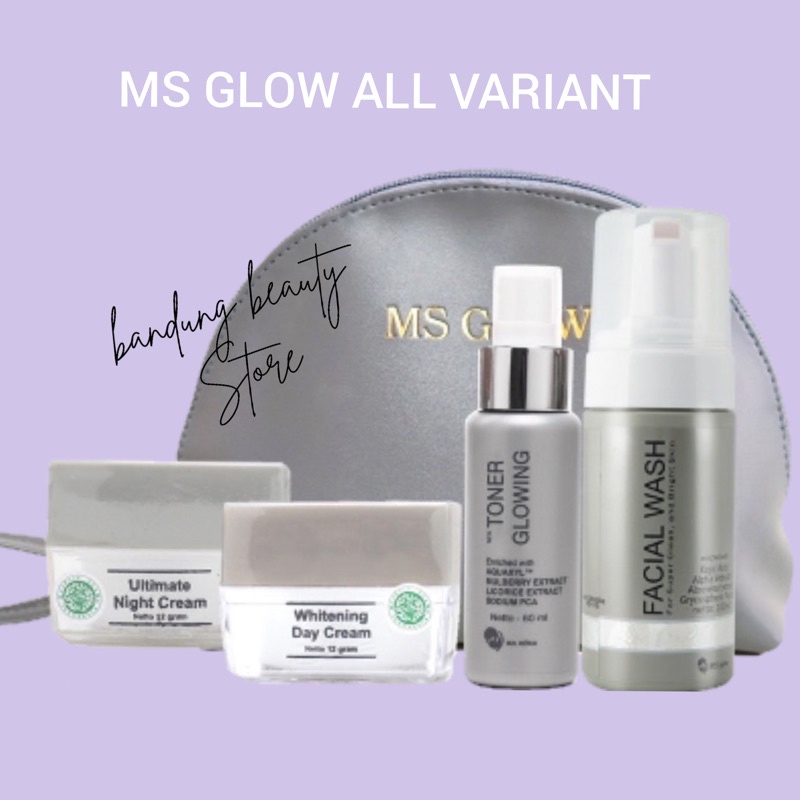 Ms Glow Paket set / Ms Glow Paket Acne / Ms Glow Paket Luminous / Ms Glow paket Ultimate / Ms Glow p