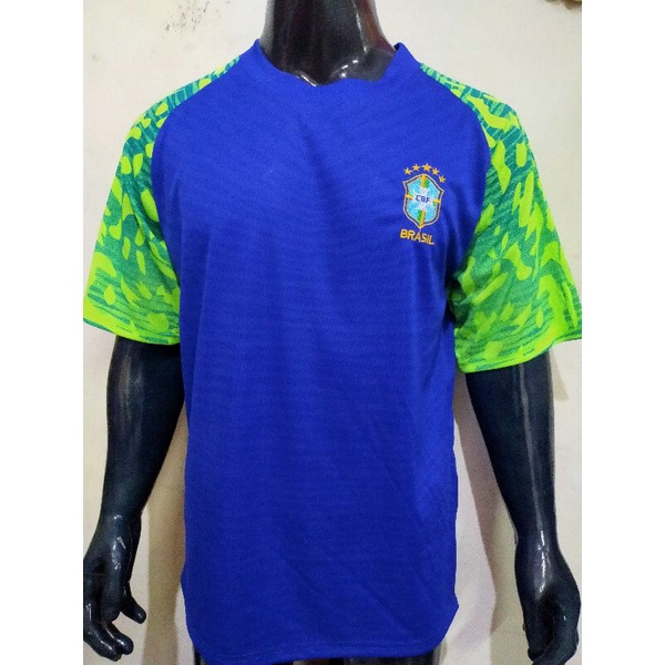 BAJU BOLA JERSEIY NEGARA BRASIL AWAY PIALA QATAR 2022-2023