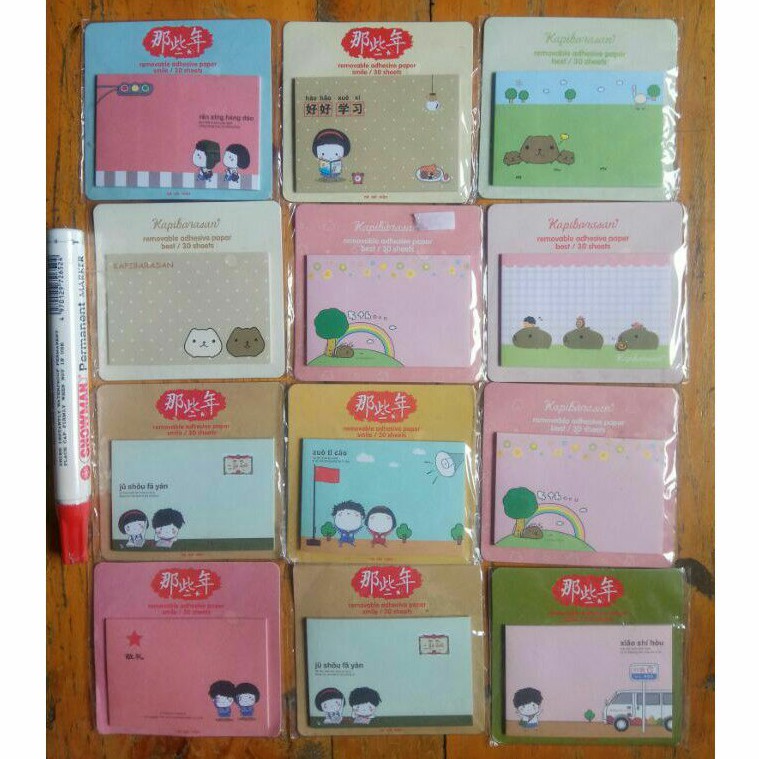 

Memo, memo pad, stick it, memo lucu